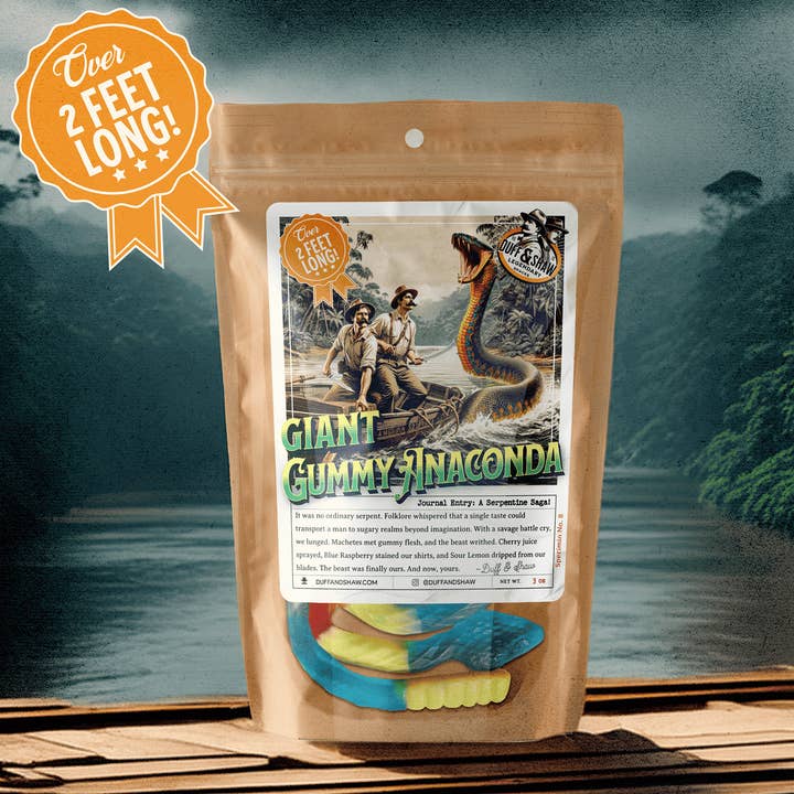 GIANT Gummy Anaconda! for wholesale by Duff & Shaw - Legendary Snacks