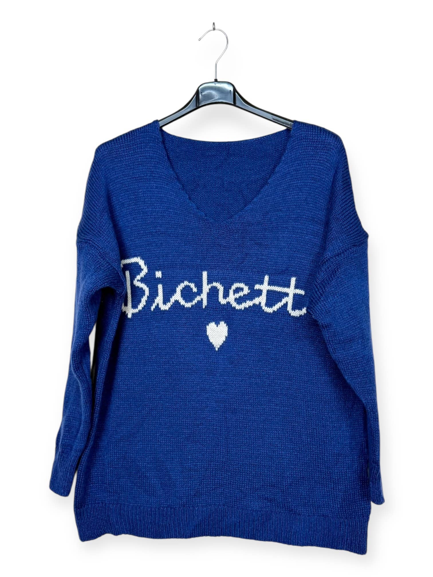 Lucky Nana - Wholesale Knit Sweater - Women's - AH 1066 - Sweater with "Bichette" Inscription4