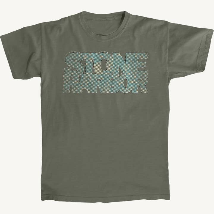 Stone Harbor Fed Tekst Flet Premium T-shirt for engroshandel hos Salt Water Colours