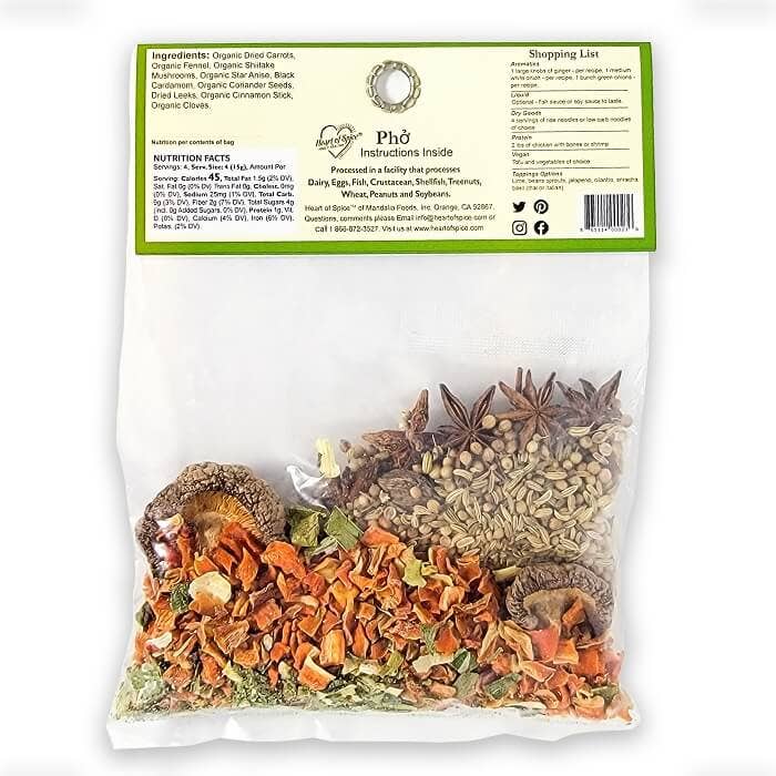 Heart Of Spice - Wholesale DIY Food Kit - Vegan or Chicken Pho1
