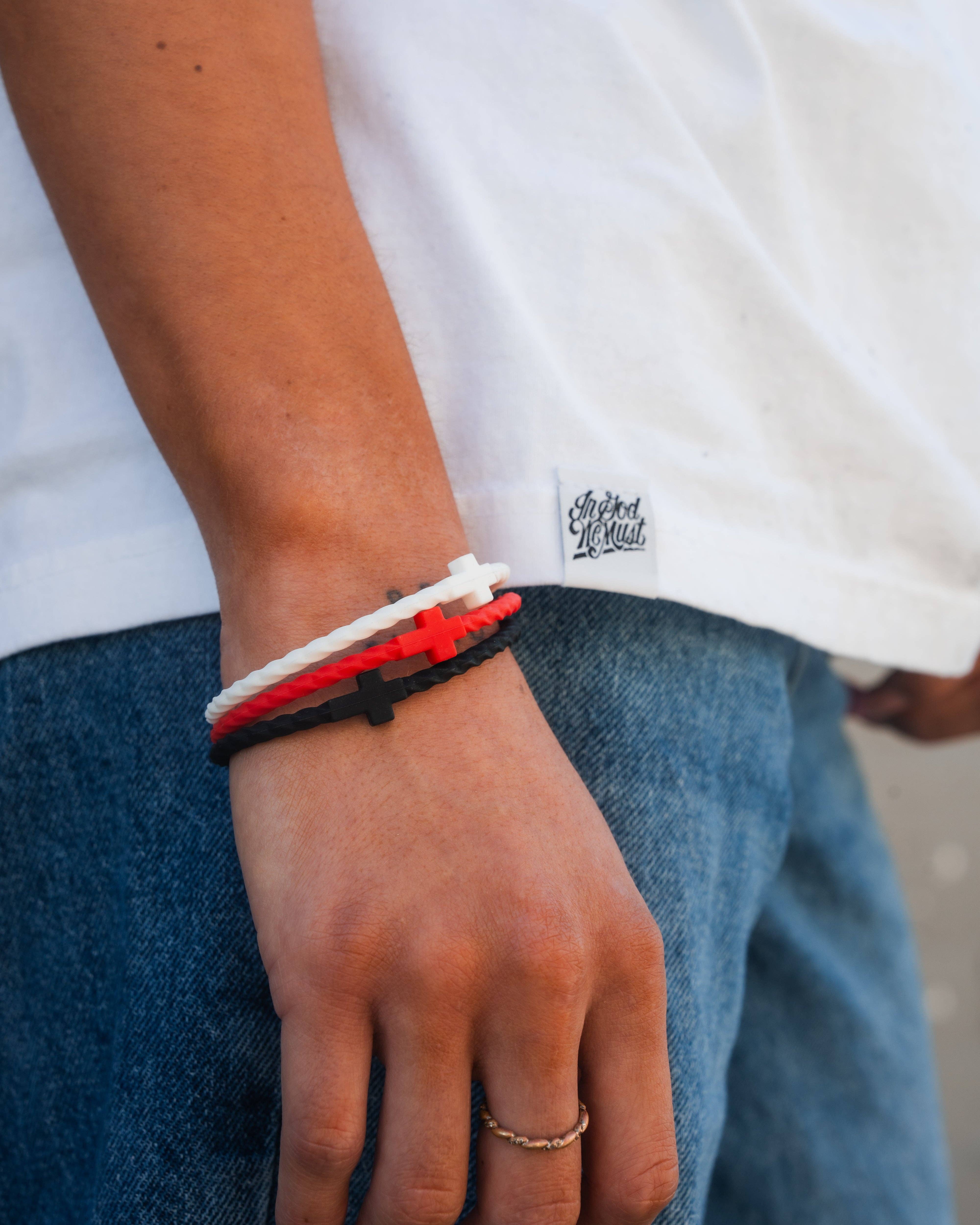 In God We Must - Wholesale Jewelry Set - Infinity Cross Bracelets- Grace2