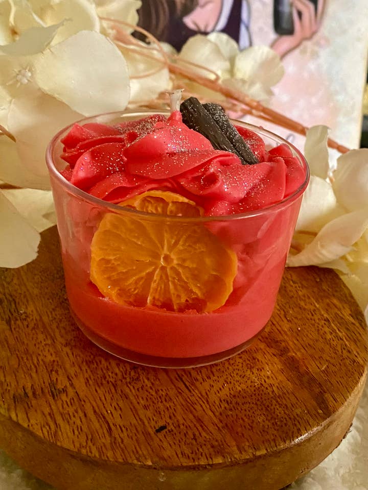 Gourmet Christmas candle - mulled wine for wholesale by Les folies de Nicole