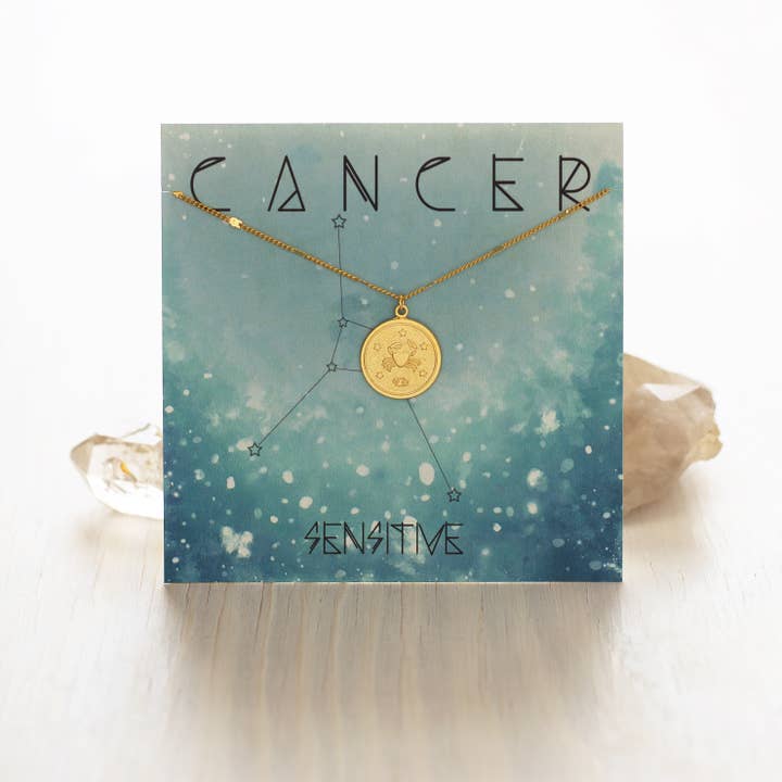 Amano Studio - Vendita all'ingrosso Collana con ciondolo/pendaglio - Medaglione zodiacale – singoli1