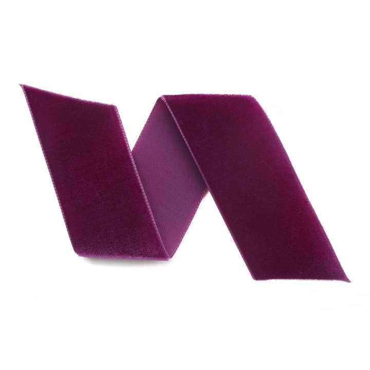 Such Good Supply - Wholesale Ribbon - Gift Wrapping - Fuchsia Swiss Velvet Ribbon2