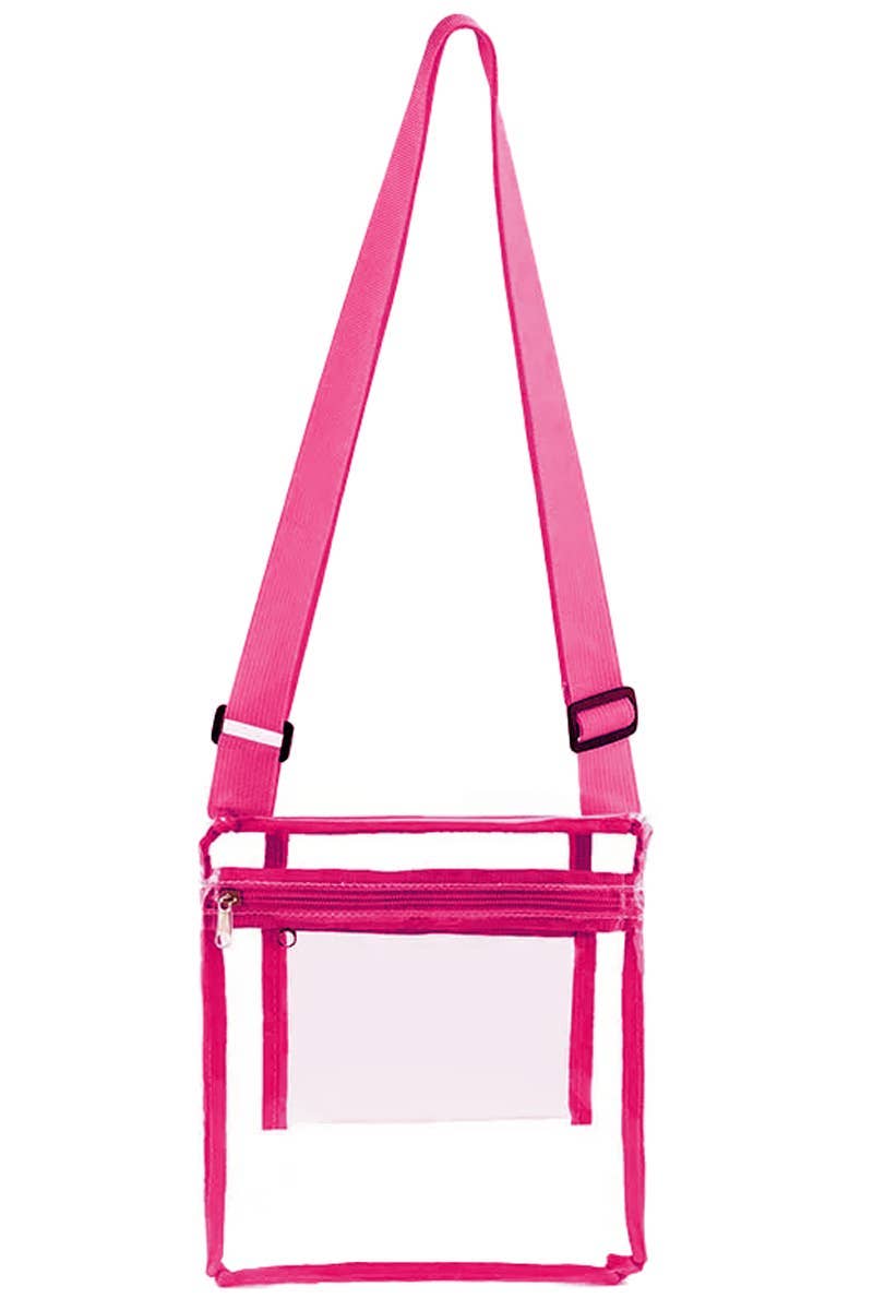 Cap Zone - Vendita all'ingrosso Borsa a tracolla - Donna - Grande Borsa a Tracolla Trasparente Resistente Morbida in TPU per Concerti8