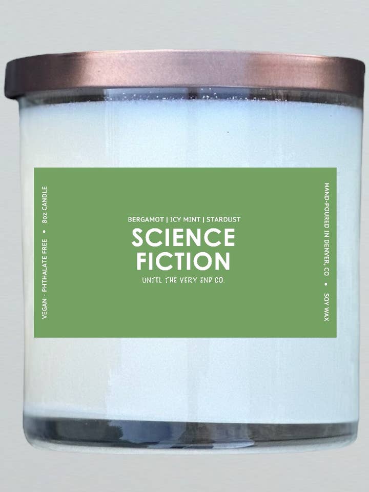 Bougie de soja de science-fiction pour la vente par Until the Very End Co