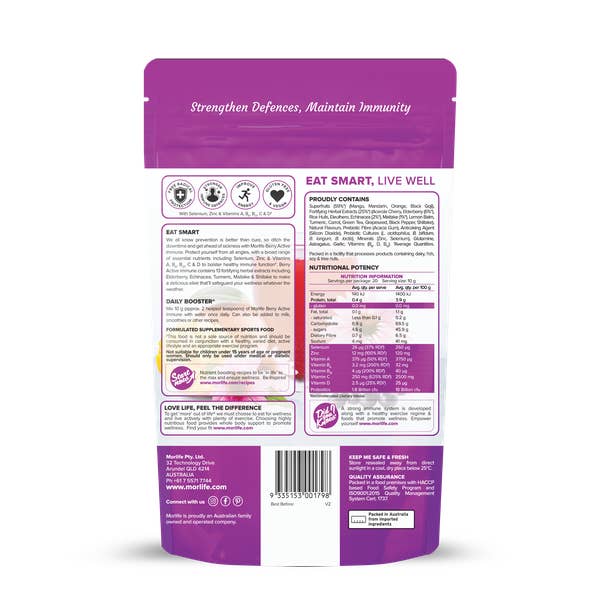 Morlife – wholesale Oral supplement/vitamin – Berry Active Immune 200g