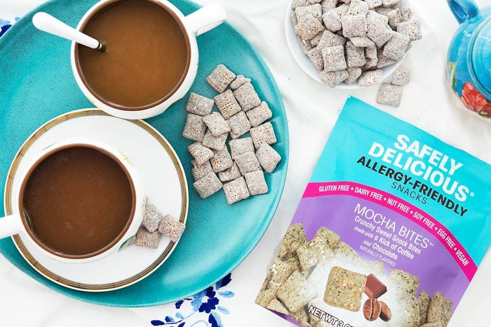 Safely Delicious, LLC – Engroshandel Snackbars – Mokka Bites 3 oz - Allergenfri, Glutenfri, Vegansk2