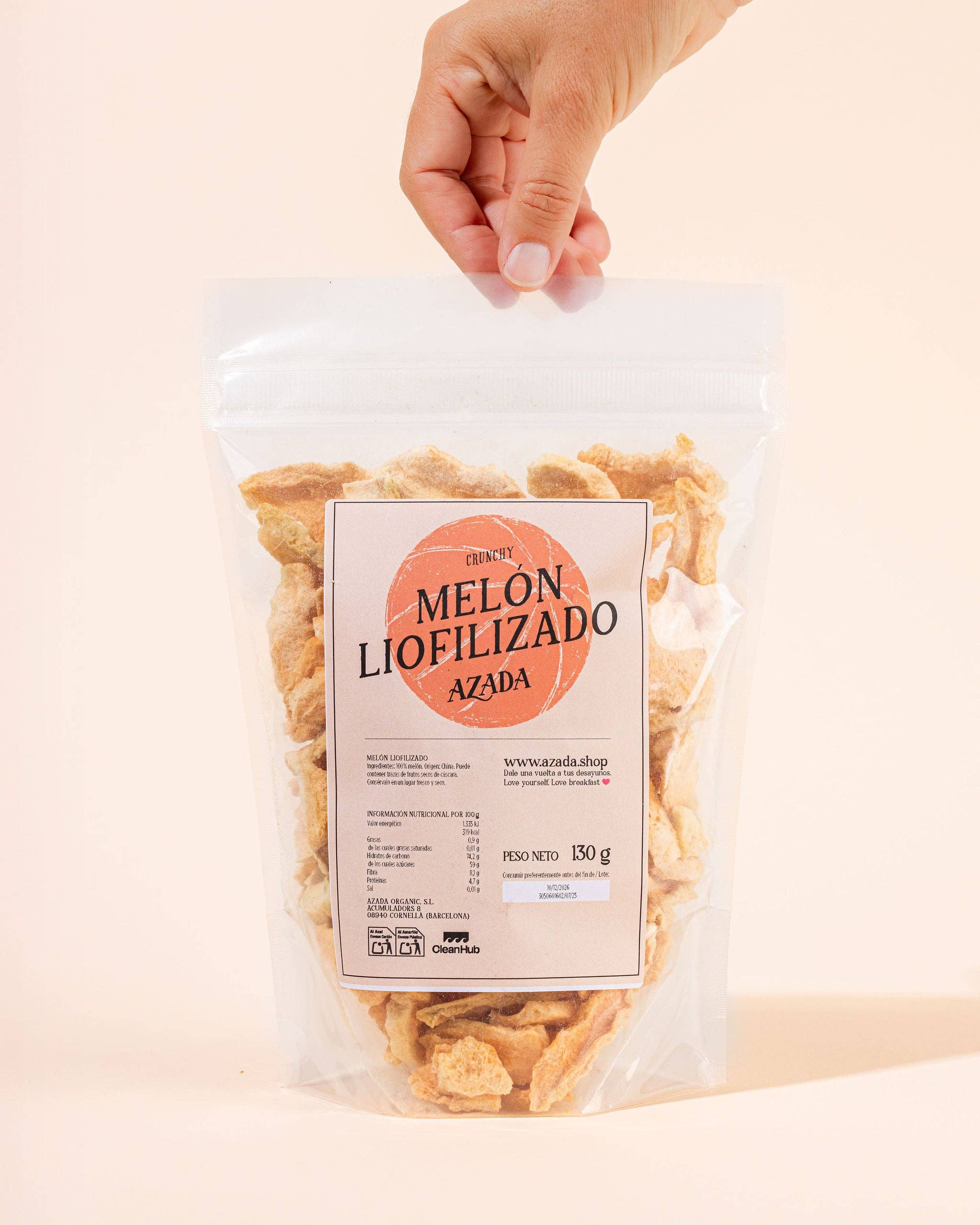 AZADA – wholesale Torkad frukt – Frystorkad melon4