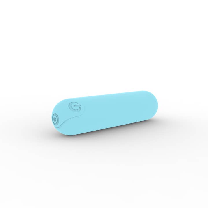 Liebe Seele - Wholesale Sex Toy - Dynamic Rainbow Silicone Bullet Vibrator - Light Blue