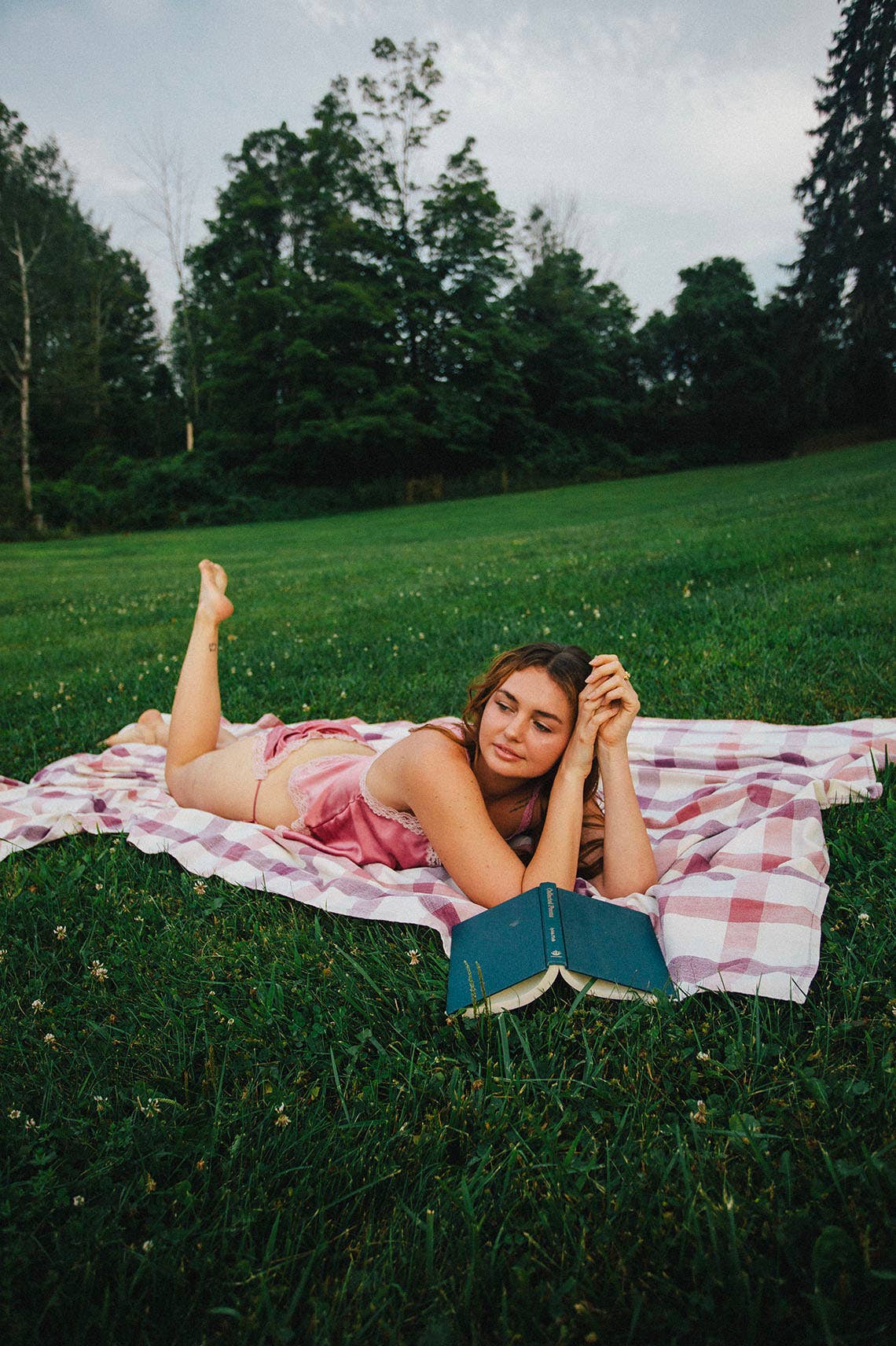 Clare Bare - Wholesale Underwear - Women's - Sonnet Tie Panty in Rose Silk Charmeuse8