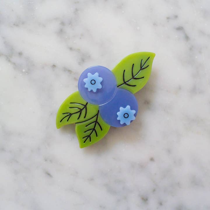 Jenny Lemons - Wholesale Barret - Dames - Bosbessen Franse barrette