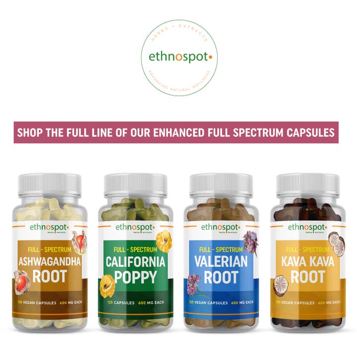 Ethnospot.com LLC – Großhandel Nahrungsergänzungsmittel/Vitamin zum Einnehmen – Baldrianwurzel-Kräuterergänzungskapseln - 125 Kapseln4