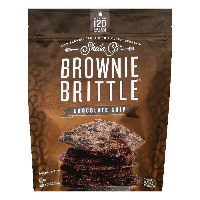 Sheila Gs Chocolate Chip Brownie Brittle, 5 OZ for wholesale by KeHE Distributors, LLC