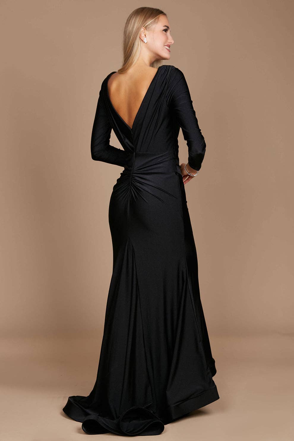 Kos Couture - Wholesale Gown - Women's - Long Sleeve Formal Evening Dress  10