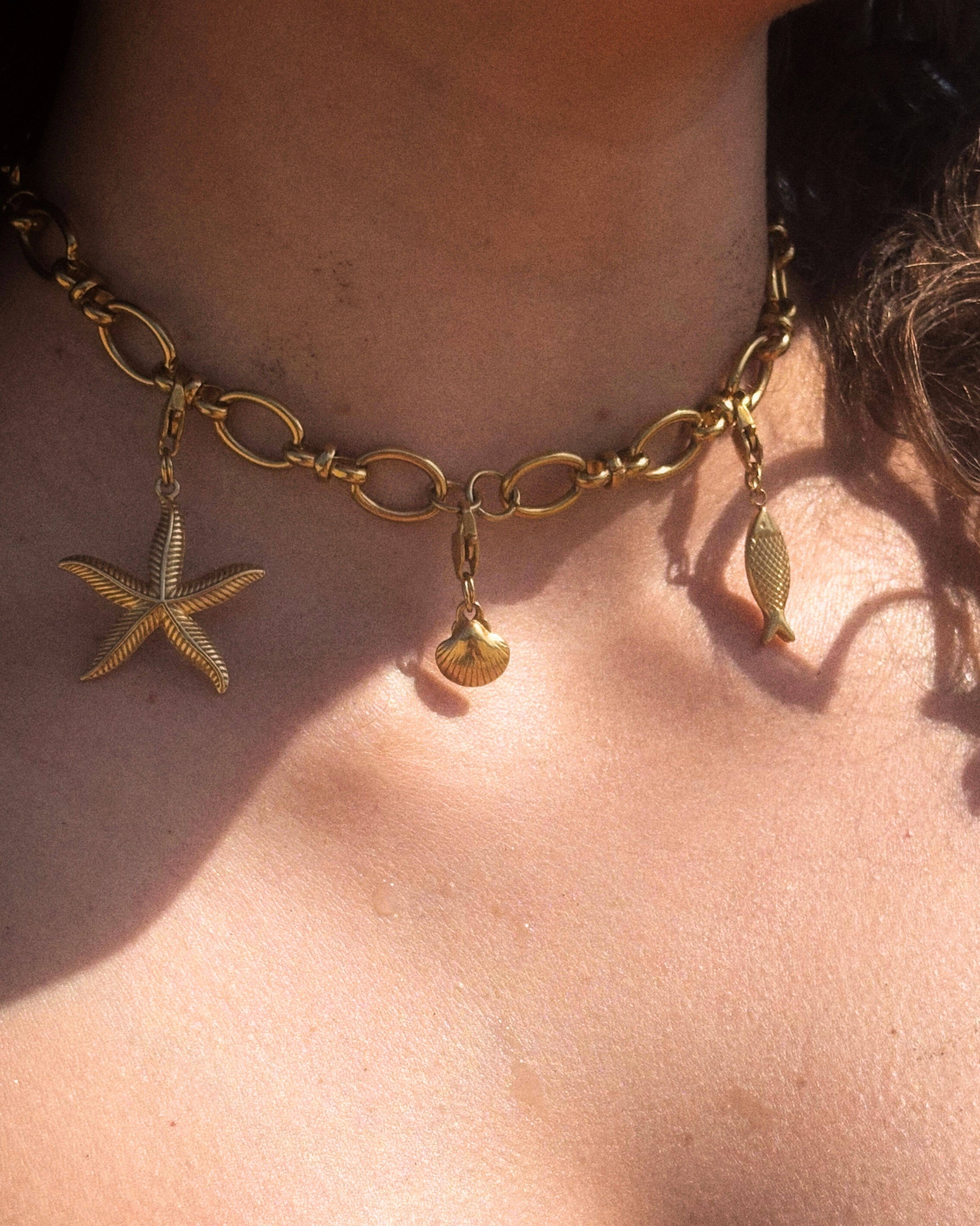 Palas - Wholesale Individuele bedel/hanger - Capasanta - gouden bedel geïnspireerd op de oceaan3