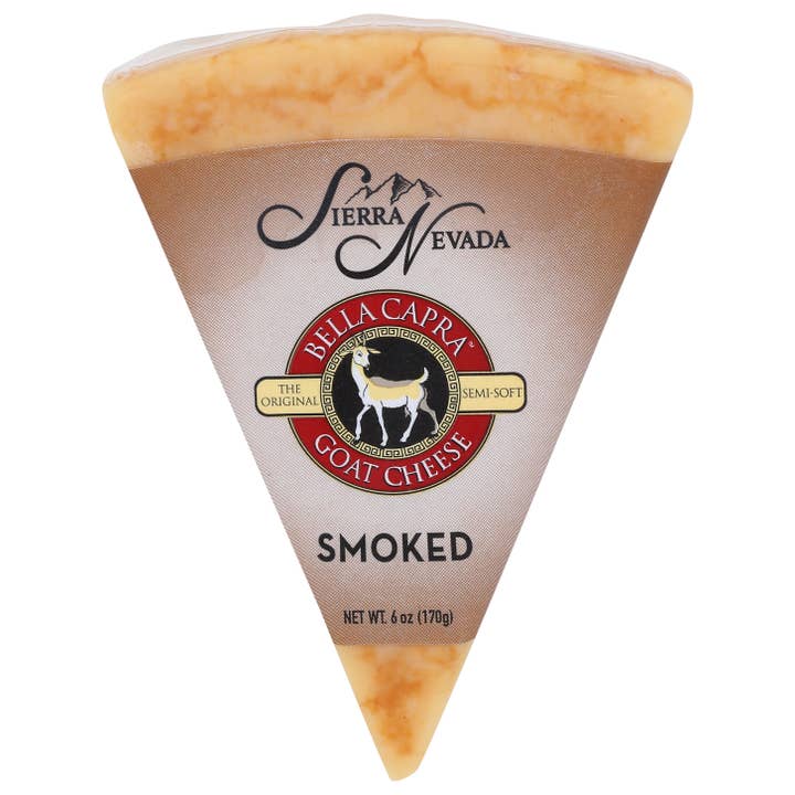 Sierra Nevada Cheese Company - Wholesale Cheese - Semi-Soft Goat Cheese, Smoked 8/ 6 Oz Wedges