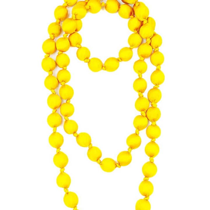 Doan silk necklace mega knots 10 for wholesale by LOOM Fair Trade