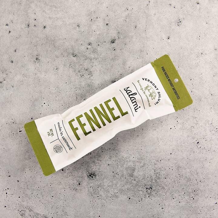 Vermont Salumi - Wholesale Salami - Fennel - Salami 4oz