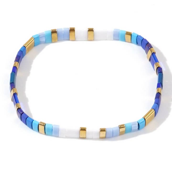 ACCITY - Wholesale Beaded Bracelet - BOHEMIAN TILA BEADS HAND-WOVEN BRACELET_CWMM3882