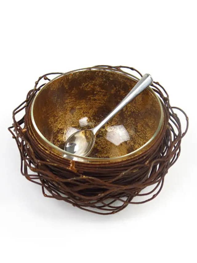 Gold Leafed Metal Birds Nest and other Purchase Wholesale three birds nest. Free Returns & Net 60 Terms on Faire trending on Faire.