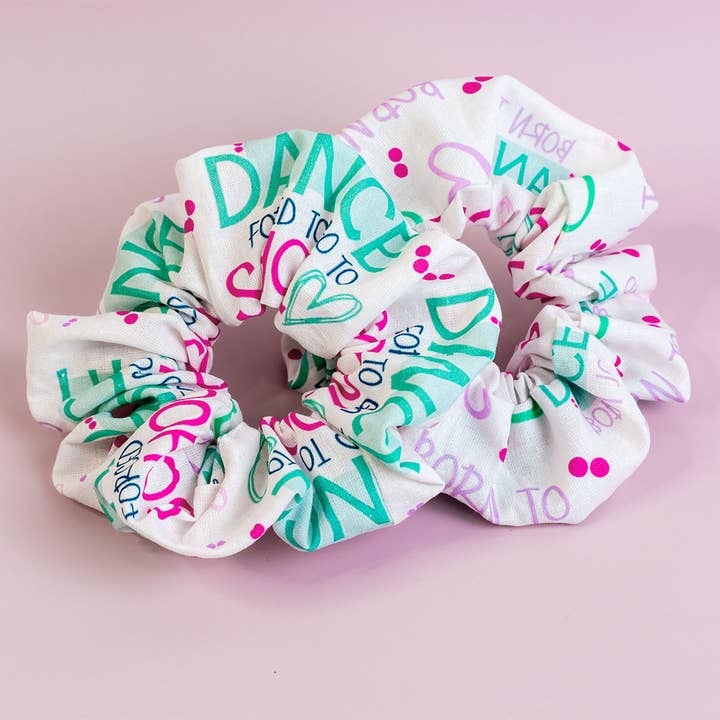 Print Me Pretty - Wholesale Scrunchie - Women's - Dance/Ballet/Scrunchie/Hair Accessories/Ponytail Holder
