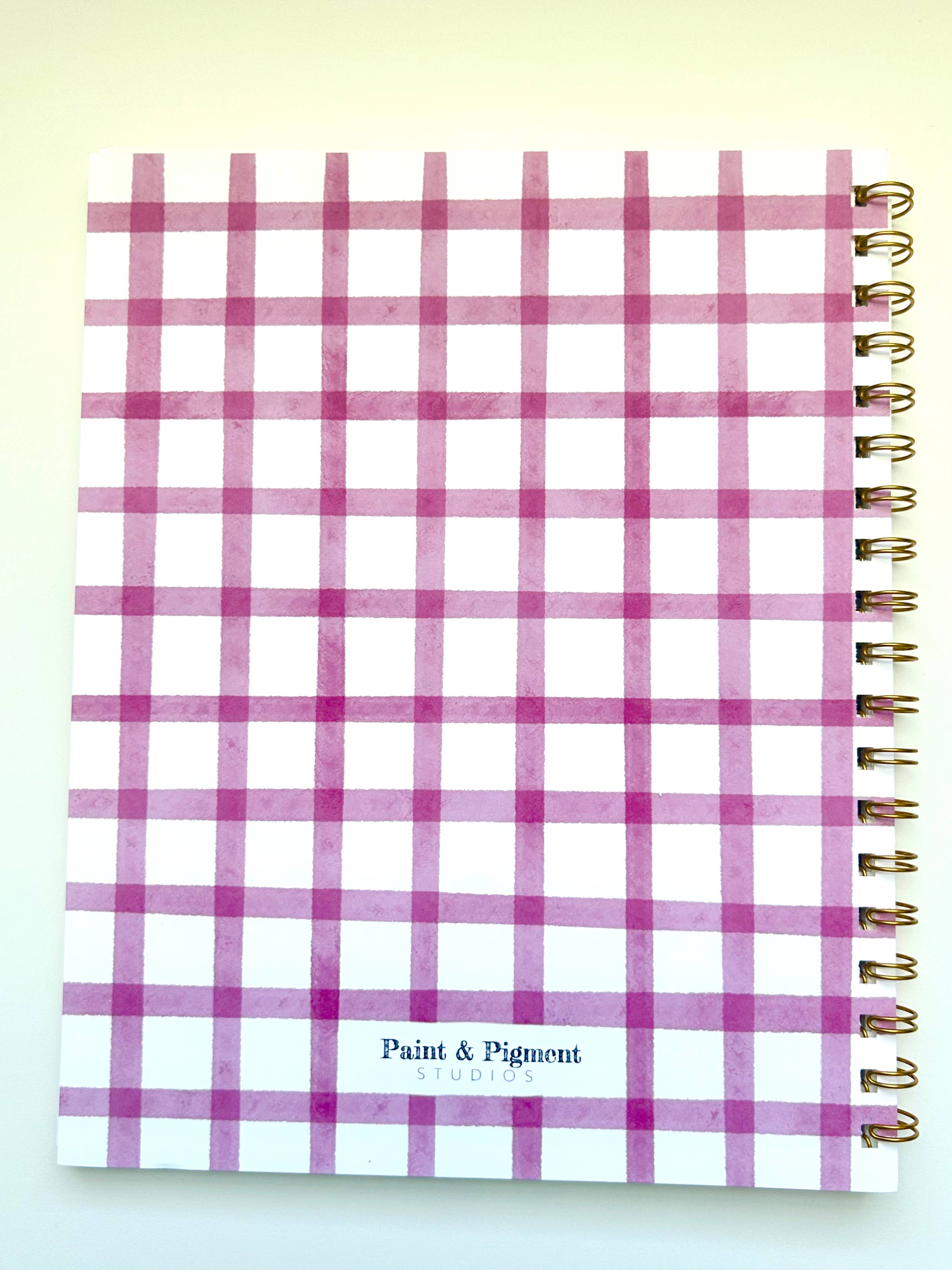 Paint & Pigment Studios – Caderno de desenho/bloco de desenho por atacado – Livro de Aquarela Cottage Core2