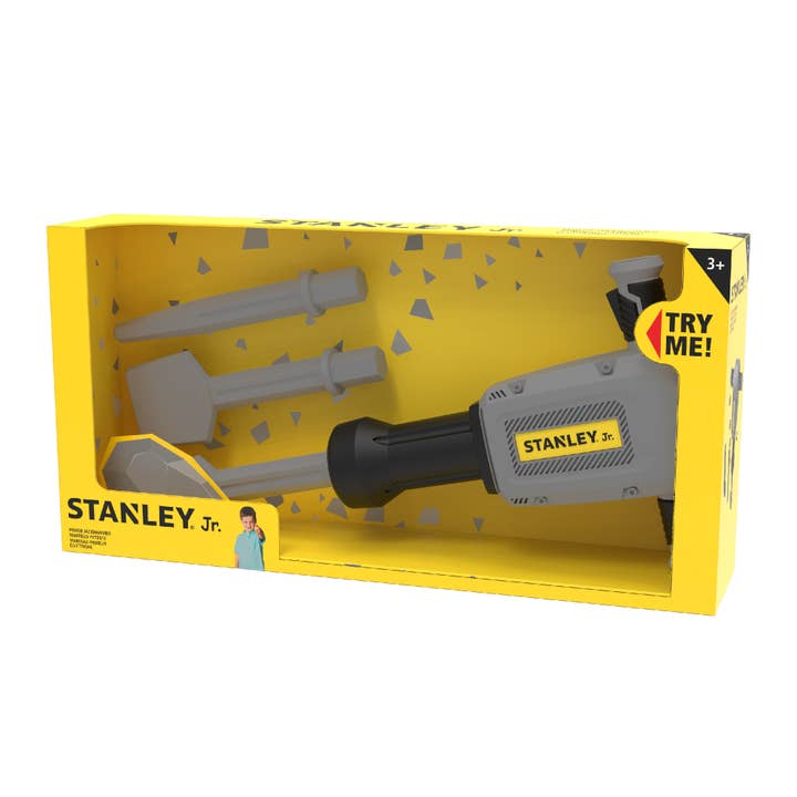 Red Toolbox Stanley Jr. Power Jackhammer for wholesale by Toysmith
