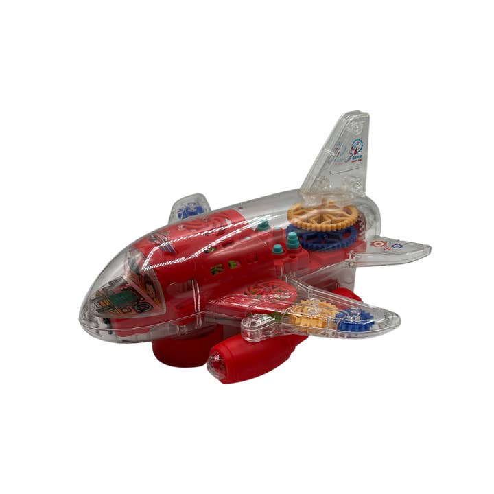 K & S WHOLESALE INC - Wholesale Toy plane – Child - GEAR AIRPLANE WITH LIGHT & MUSIC 30PCS/CS2