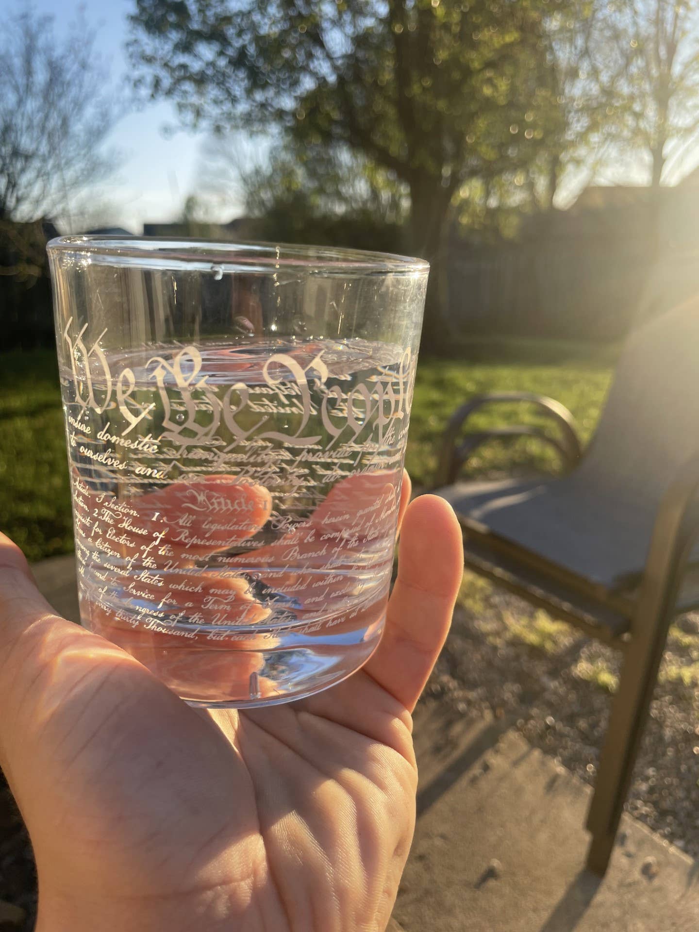 Old Southern Brass - Wholesale Cocktail/Liquor Glass - Constitution Of The United States Whiskey Glass4