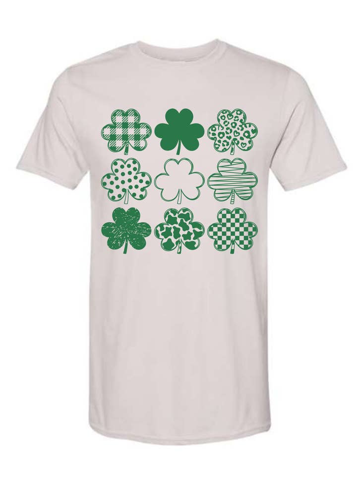 Shamrock St. Patrick's Day T-shirt voor wholesale door Sew Unique