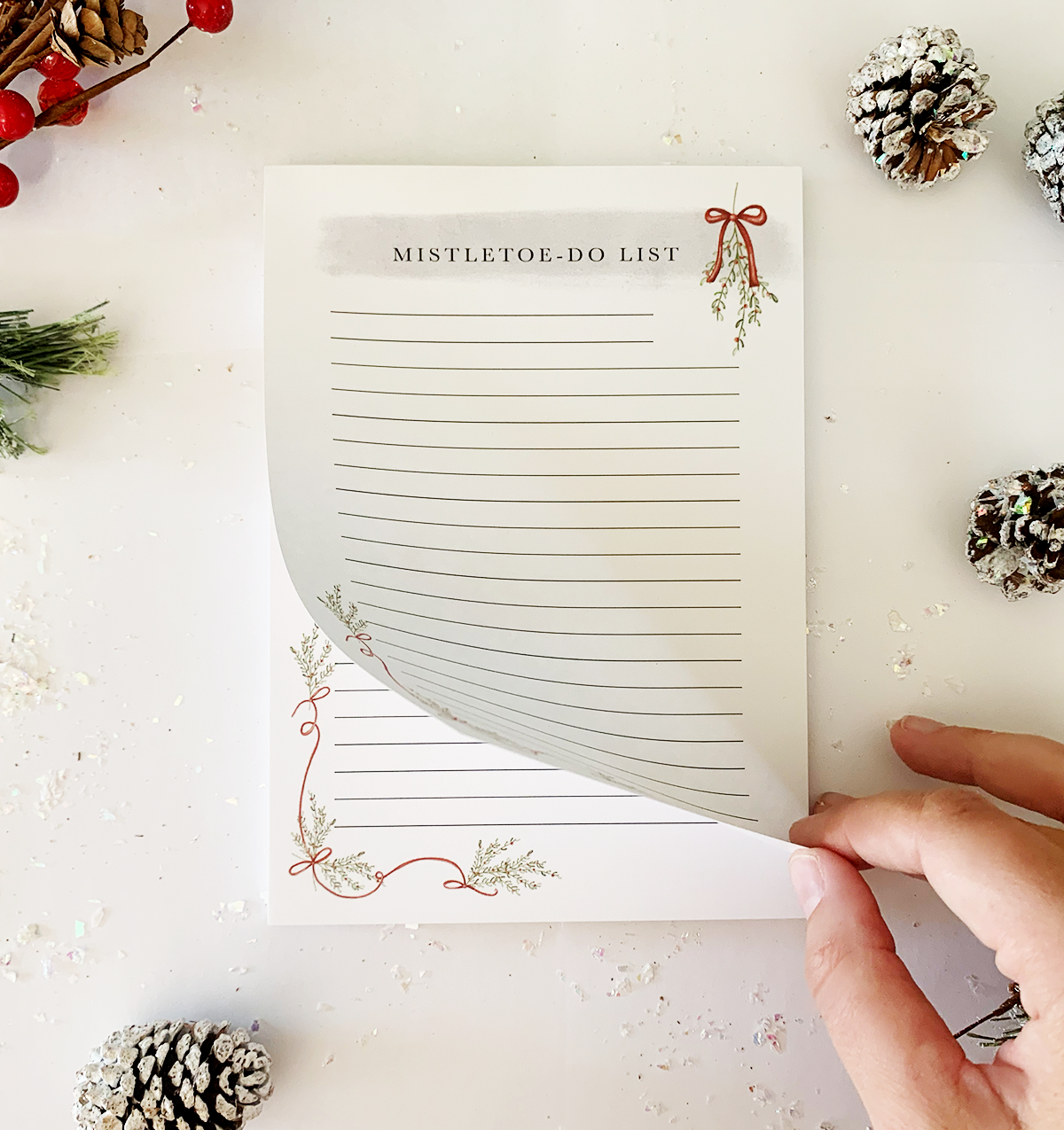 Cherished Ink - Wholesale Notepad - Mistletoe-Do List2