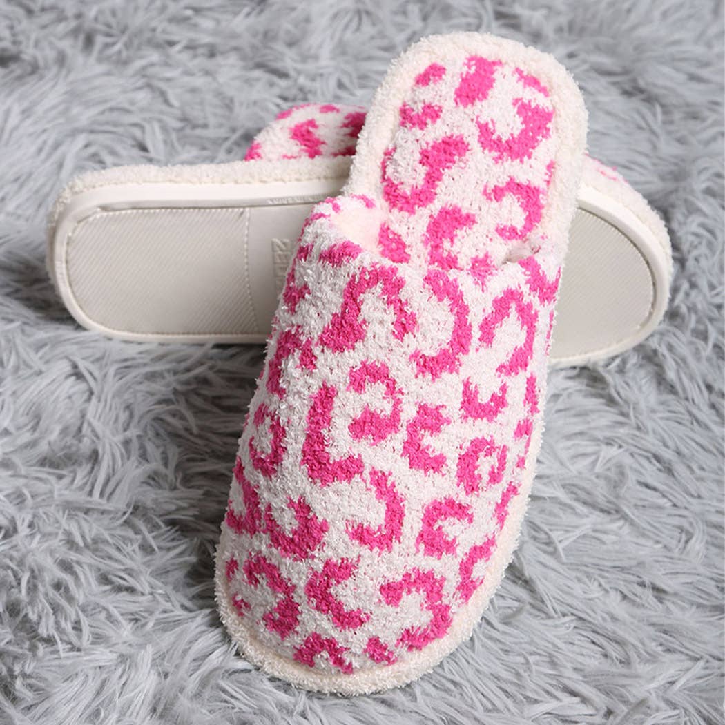 Fashion City - Vendita all'ingrosso Pantofole - Donna - Pantofola invernale con motivo leopardato morbido14