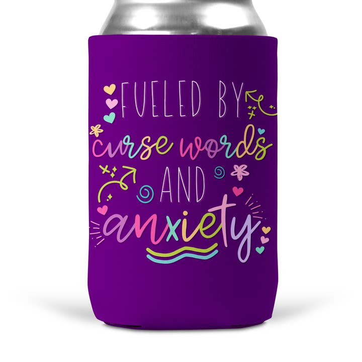 tcbco - Wholesale Drink Huggers & Koozies - Fueled By Curse Words And Anxiety Koozie9