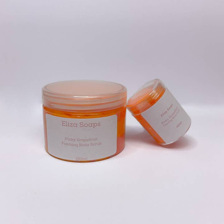 Eliza Soaps - Wholesale Body Scrub/Exfoliant - Pink Grapefruit Sugar Scrub - Body Scrub - Foaming Scrub