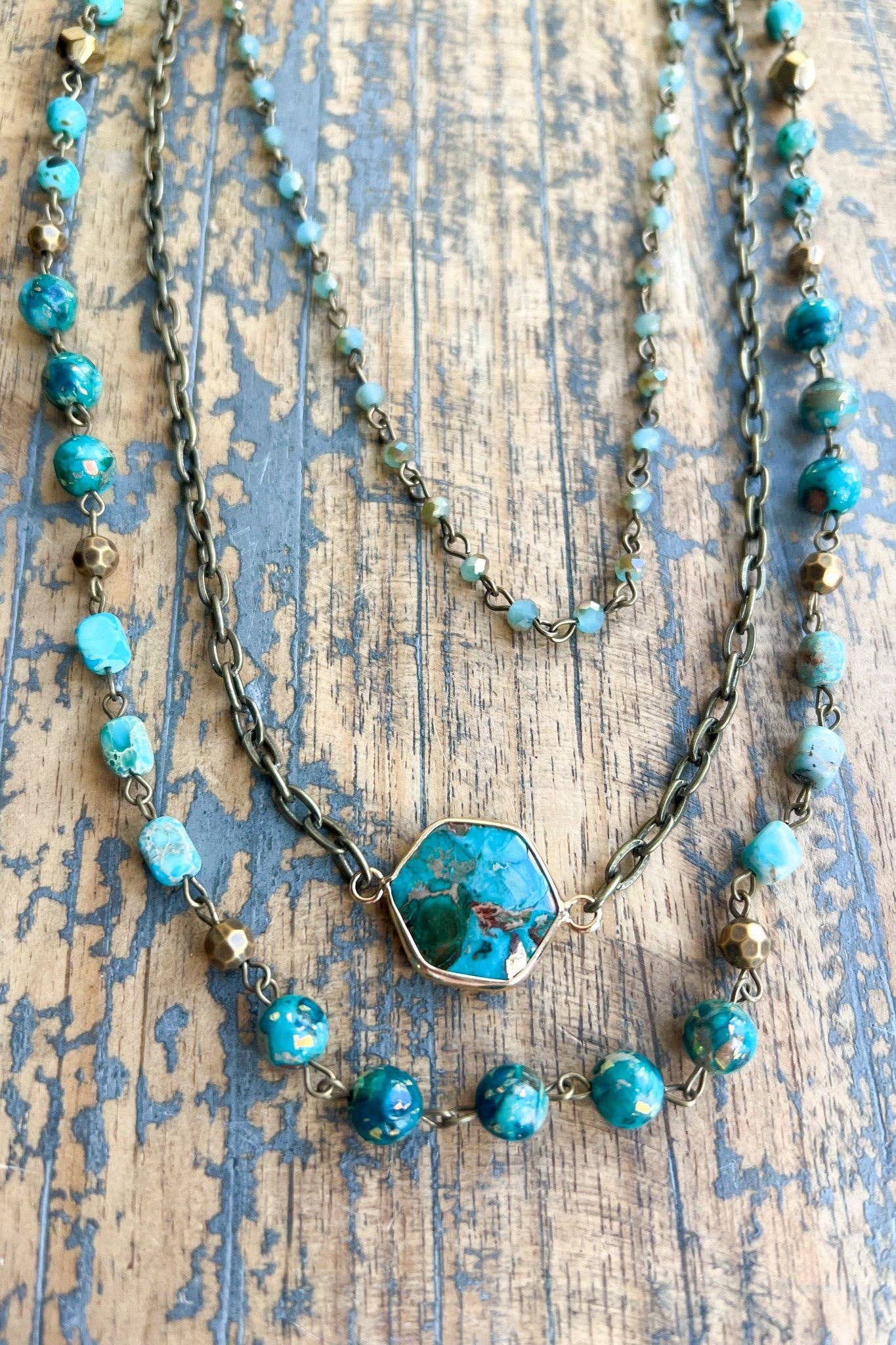 Dylan Designs - Wholesale Pendant/Charm Necklace - Janet Necklace Turquoise7