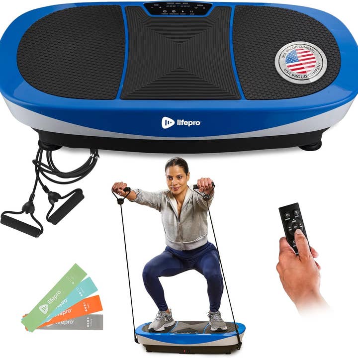 Lifepro Rumblex Max 4D Vibration Plate with Bands for wholesale by LifePro