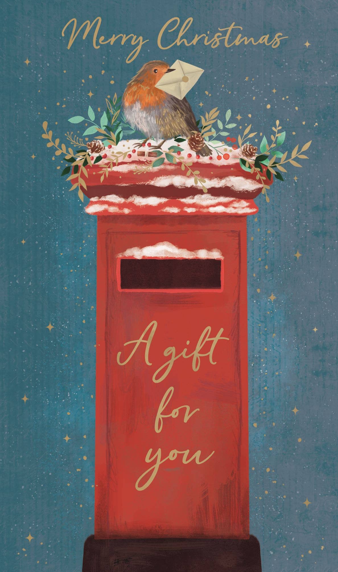 Second Nature Ltd – Großhandel Grußkarten für den Alltag – PillarBox&Robin-Weihnachtskarte-Geldbörsen - Second Nature0