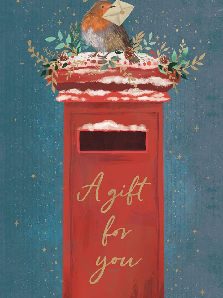 PillarBox&Robin-Biglietto di Natale-Portafogli per Soldi - Second Nature per la vendita all'ingrosso da parte di Second Nature Ltd