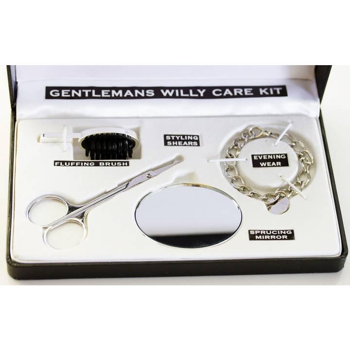 Boxer Gifts – wholesale Gag gift/novelty gift – Gentlemans Willy Care Kit (Vanity Case)1