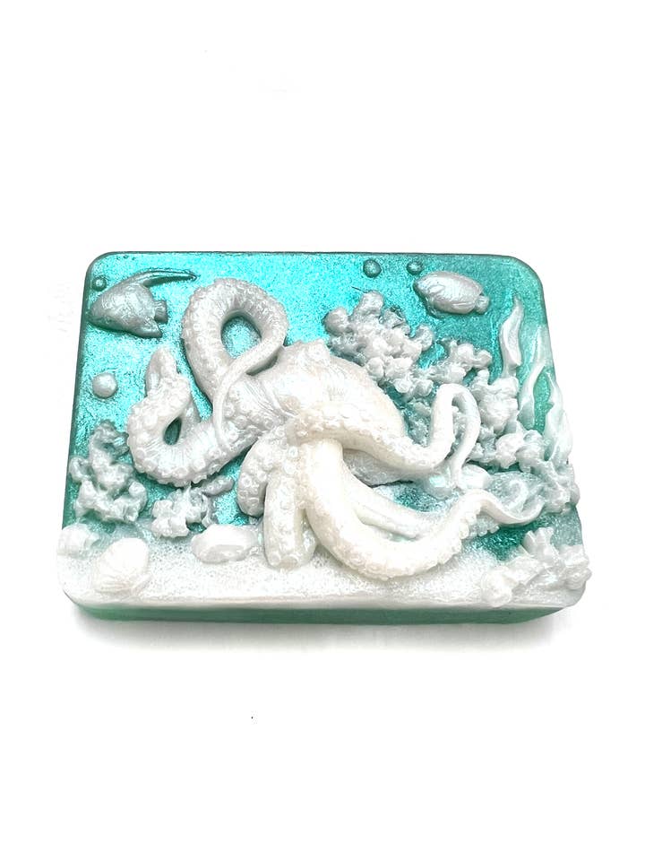 Octopus Soap, 5 Bars for wholesale by Beach City Boutique