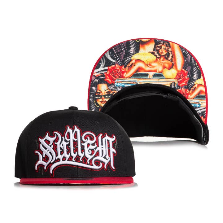 BLACK Hey Ruca Snapback for wholesale on Faire