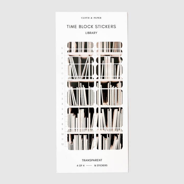 Cloth & Paper - Wholesale Sticker - Time Block Sticker Set14