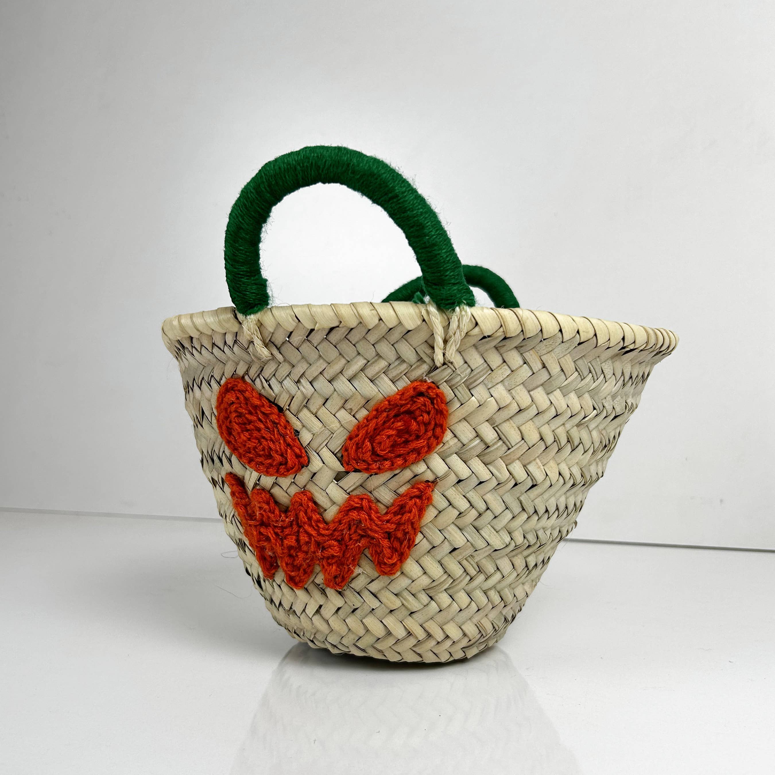 ProHandmadeDesign - Vente Sac de plage - Halloween : sac en paille personnalisé pour une astuce ou une friandise7