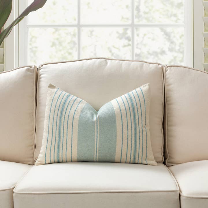 HUIRESOURCE - Wholesale Throw/Decorative Pillow - French Stripe Throw Pillows - EG01 Pattern - 4 Color Options