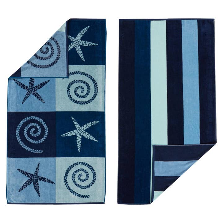 BH Collective - Wholesale Beach Towel - Beach Towels - 100% Cotton Jacquard, 2pk - Playa Collection35