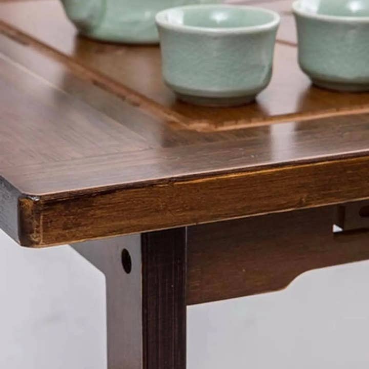 everythingbamboo - Wholesale Serving tray - Bamboo Table Bamboo Gongfu Tea Coffee Table Serving Tray Cabinet With Wheels5