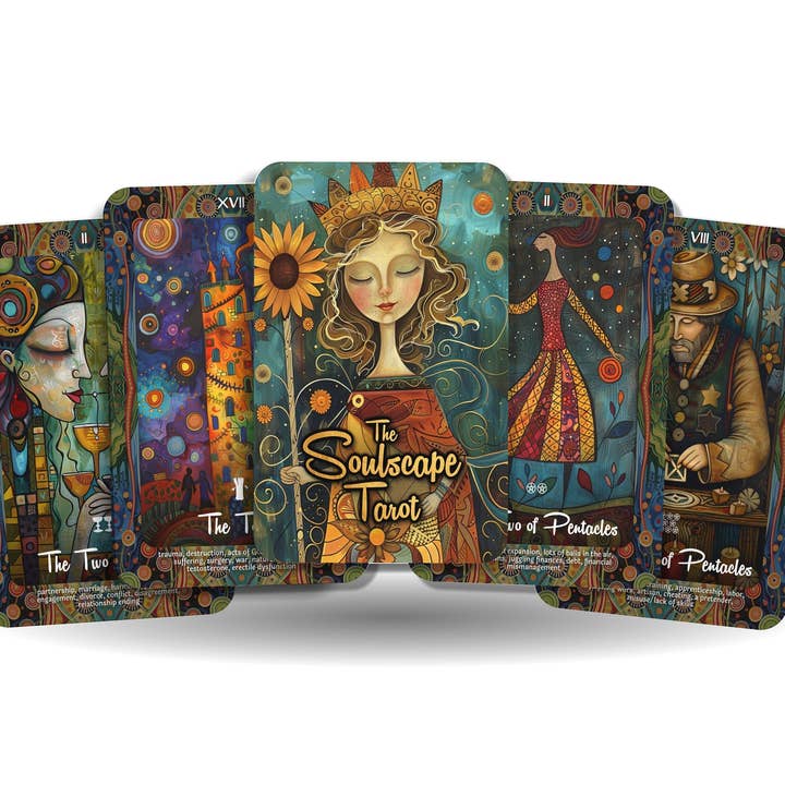 The Soulscape Tarot - 78 cartes - Tarot - Jeu de tarot - Divination - Outils de voyance pour la vente par Ibiza Tarot USA