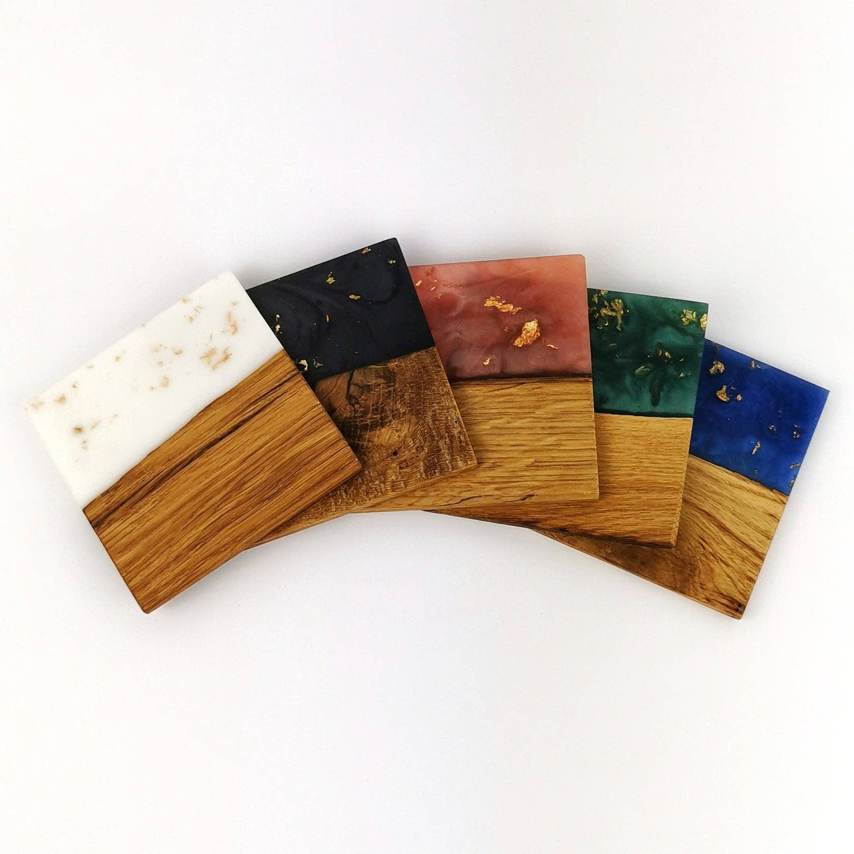 Ceramic Connoisseur - Wholesale Coasters - Wooden Epoxy Resin Drink Coasters1