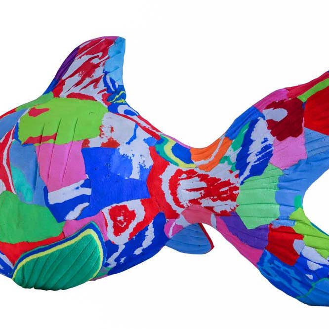 Ocean Sole - Wholesale Sculpture - Reef Fish Flip Flop Sculpture - Wholesale